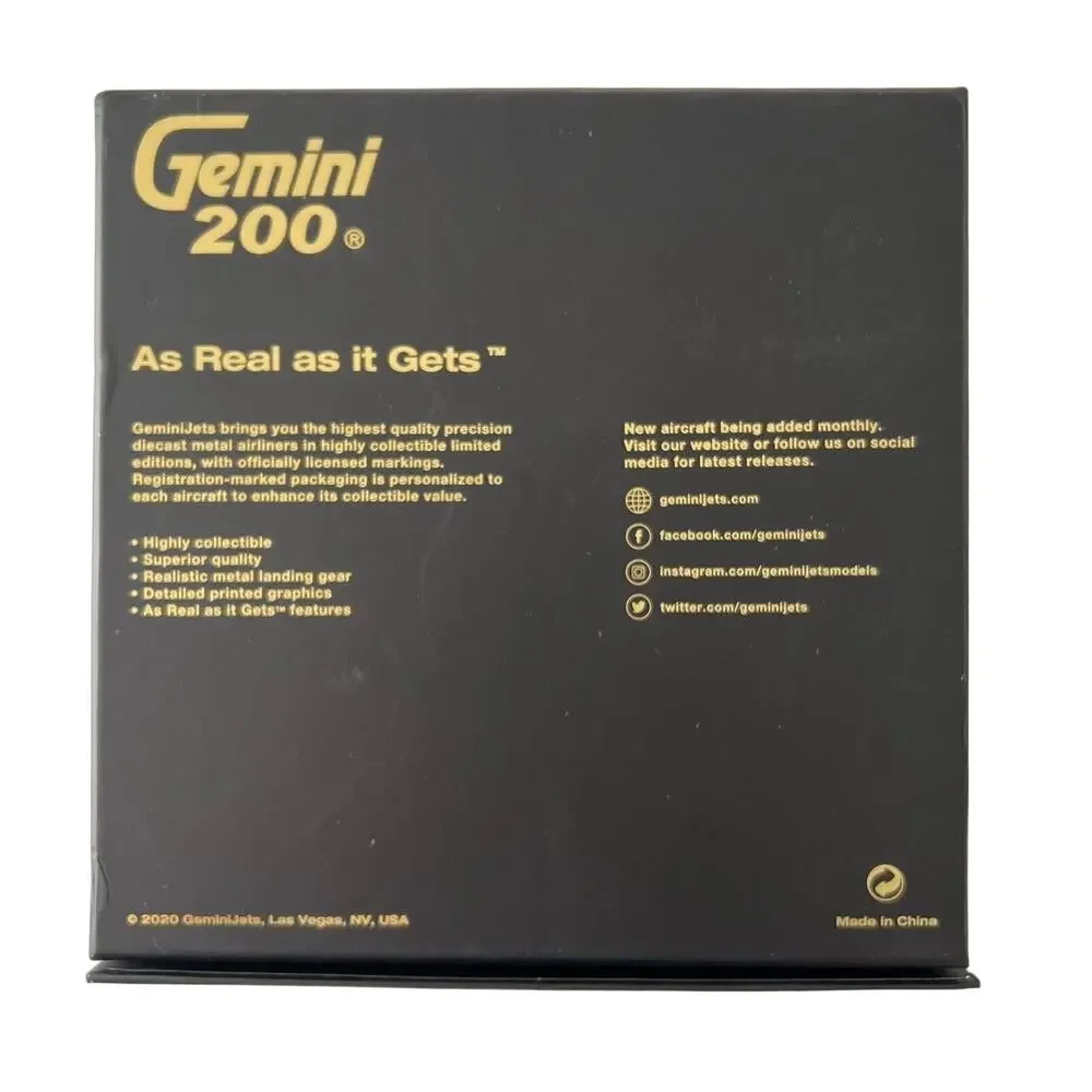 British Caledonian Airbus A310-200 G-BKWT Gemini Jets G2BCA912 Scale 1:200 New